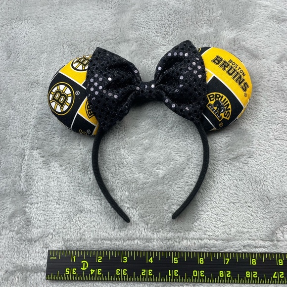 Disney Boston Bruins NHL Sequin Ears Headband Adult Size - Picture 4 of 6